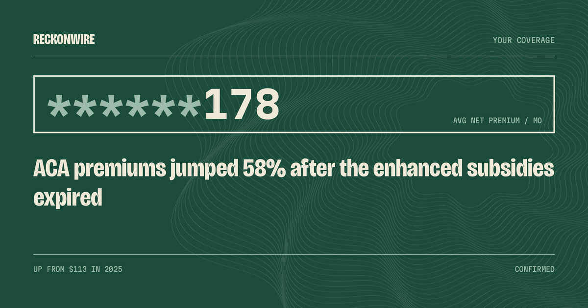 178 — Avg net premium / mo